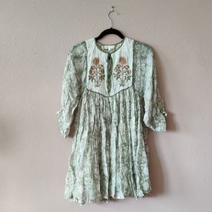 Diya Mini Dress (Pistachio)